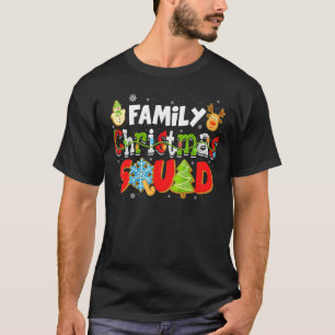 Weihnachtsquadad Santa Reindeer Familie passt auf T-Shirt