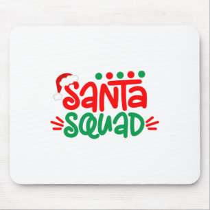 Weihnachtsquadrat Familie Matching Weihnachtsfeier Mousepad