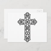 Weihnachtsquerceltic Feiertagspostkarte (Vorne/Hinten)