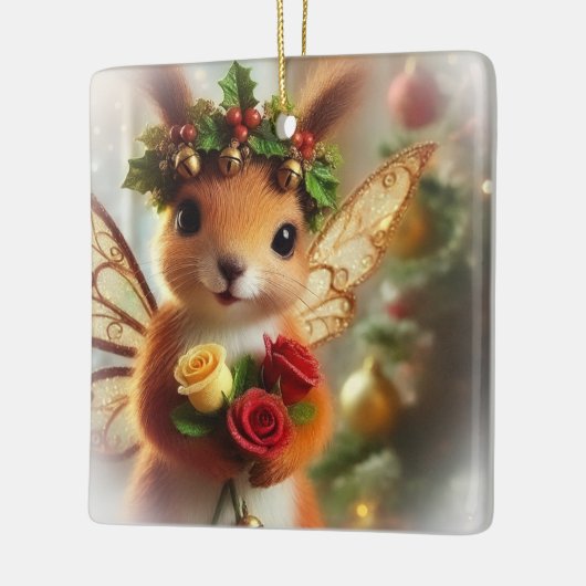 Weihnachtsquirrel Fairy Ornament (Links)