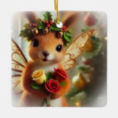 Weihnachtsquirrel Fairy Ornament (Vorderseite)