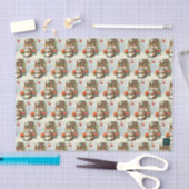 Weihnachtsquirrel Tissue Seidenpapier (Handwerk)