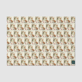 Weihnachtsquirrel Tissue Seidenpapier