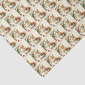 Weihnachtsquirrel Tissue Seidenpapier (Ausschnitt)