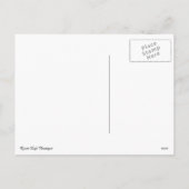 Weihnachtsquotentypografie Feiertagspostkarte (Rückseite)