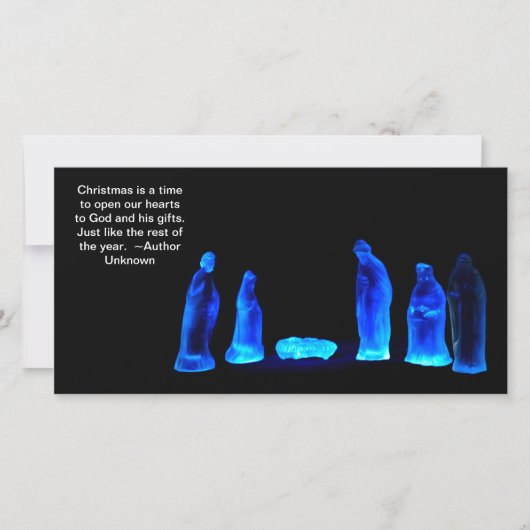 Weihnachtsquotes 5 feiertagskarte (Vorderseite)