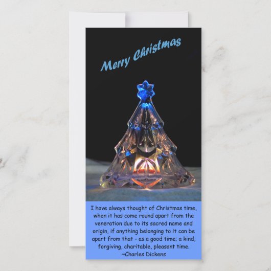 Weihnachtsquotes 6 feiertagskarte (Vorderseite)