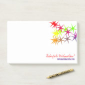 Weihnachtsrabatte Post-it Klebezettel (Auf Schreibtisch)