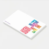 Weihnachtsrabatte Post-it Klebezettel (angewinkelt)