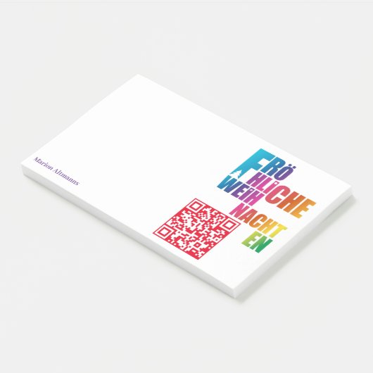 Weihnachtsrabatte Post-it Klebezettel (angewinkelt)