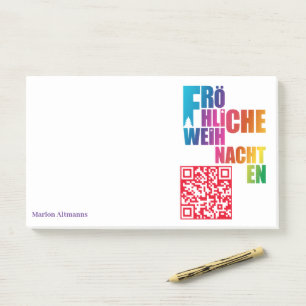 Weihnachtsrabatte Post-it Klebezettel