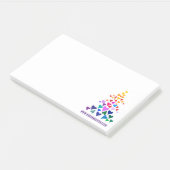 Weihnachtsrabatte Post-it Klebezettel (angewinkelt)