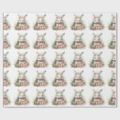 WeihnachtsRabbinerpapier Geschenkpapier (Flach)