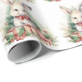 WeihnachtsRabbinerpapier Geschenkpapier (Rolleneckpunkt)