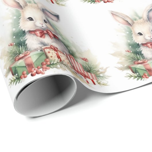 WeihnachtsRabbinerpapier Geschenkpapier (Rolleneckpunkt)