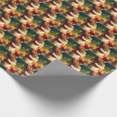 WeihnachtsRabbit 1 Geschenkpapier (Ecke)