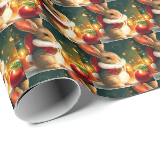 WeihnachtsRabbit 1 Geschenkpapier (Rolleneckpunkt)