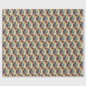 WeihnachtsRabbit 2 Geschenkpapier (Flach)
