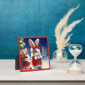 WeihnachtsRabbit 3 Fotoplatte (InSitu)