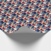 WeihnachtsRabbit 3 Geschenkpapier (Ecke)