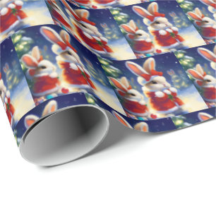 WeihnachtsRabbit 3 Geschenkpapier