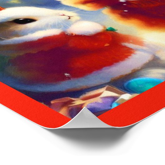 WeihnachtsRabbit 3 Poster (Ecke)