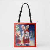 WeihnachtsRabbit 3 Tasche (Vorderseite)