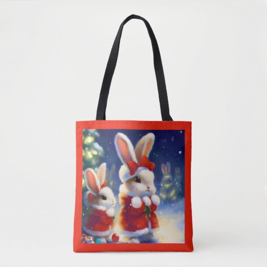 WeihnachtsRabbit 3 Tasche (Vorderseite)