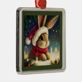 WeihnachtsRabbit 4 Ornament Aus Metall (Rechts)