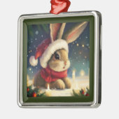 WeihnachtsRabbit 4 Ornament Aus Metall (Links)