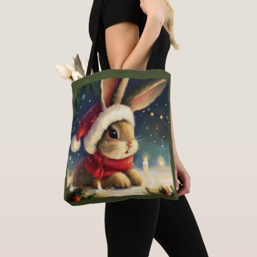 WeihnachtsRabbit 4 Tasche (Von Nahem)