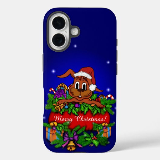 WeihnachtsRabbit Case-Mate iPhone Hülle (Rückseite)