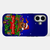 WeihnachtsRabbit Case-Mate iPhone Hülle (Rückseite (Horizontal))