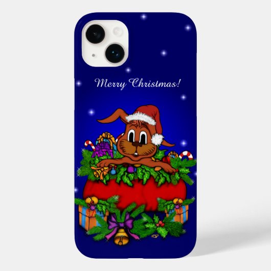WeihnachtsRabbit Case-Mate iPhone Hülle (Rückseite)
