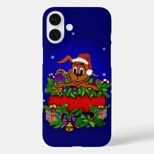 WeihnachtsRabbit Case-Mate iPhone Hülle (Rückseite)