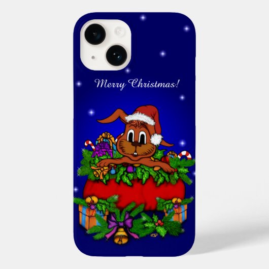 WeihnachtsRabbit Case-Mate iPhone Hülle (Rückseite)