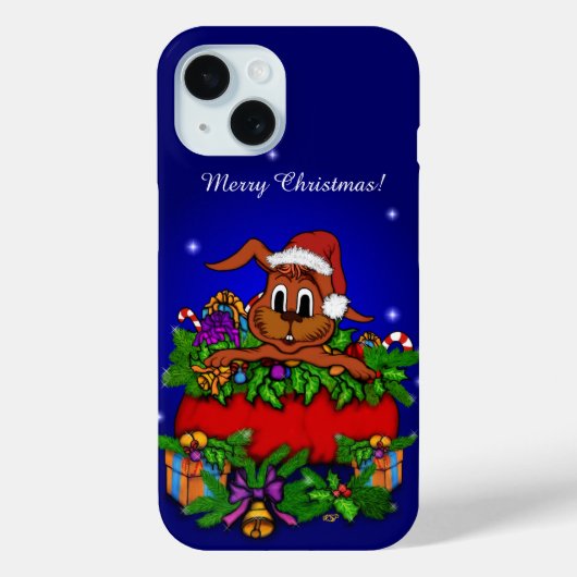 WeihnachtsRabbit Case-Mate iPhone Hülle (Rückseite)