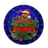 WeihnachtsRabbit Dartscheibe (vorne)