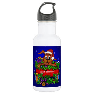 WeihnachtsRabbit Edelstahlflasche