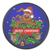 WeihnachtsRabbit Eishockey Puck (Vorderseite)