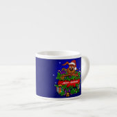 WeihnachtsRabbit Espressotasse (Vorderseite Rechts)