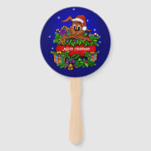 WeihnachtsRabbit Fächer (Rückseite)