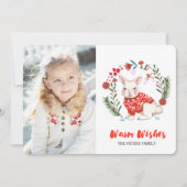 WeihnachtsRabbit | FOTO Einladung (Vorderseite)