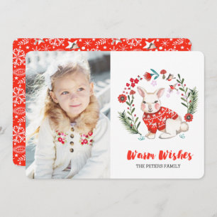 WeihnachtsRabbit FOTO Einladung