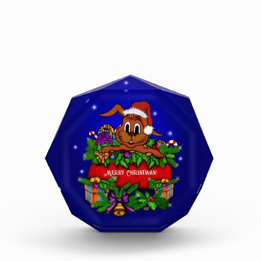 WeihnachtsRabbit Fotoblock (Vorderseite)