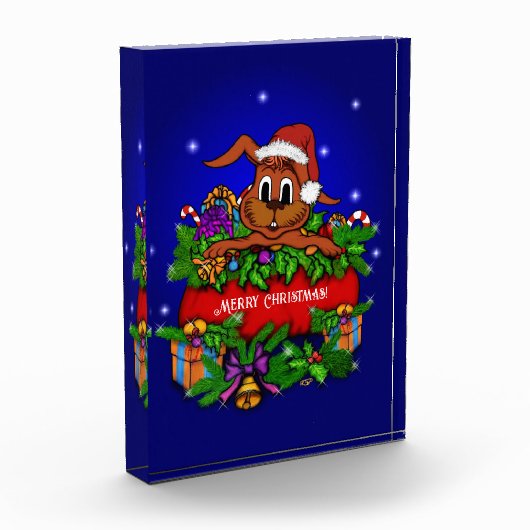 WeihnachtsRabbit Fotoblock (Links)