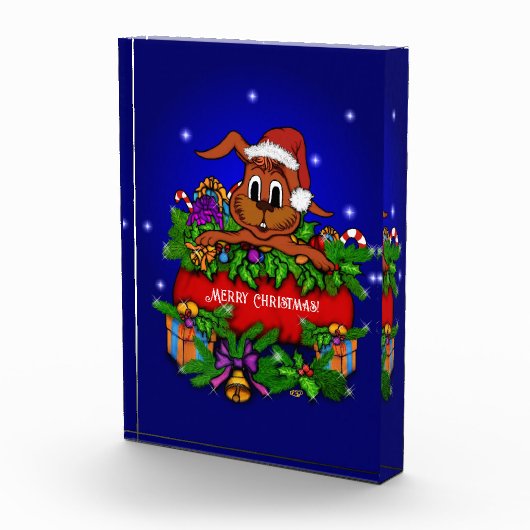 WeihnachtsRabbit Fotoblock (Rechts)