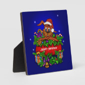 WeihnachtsRabbit Fotoplatte (Vorderseite)