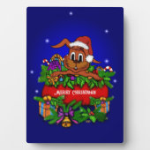 WeihnachtsRabbit Fotoplatte (Vorderseite)