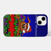 WeihnachtsRabbit iPhone Hülle (Rückseite (Horizontal))